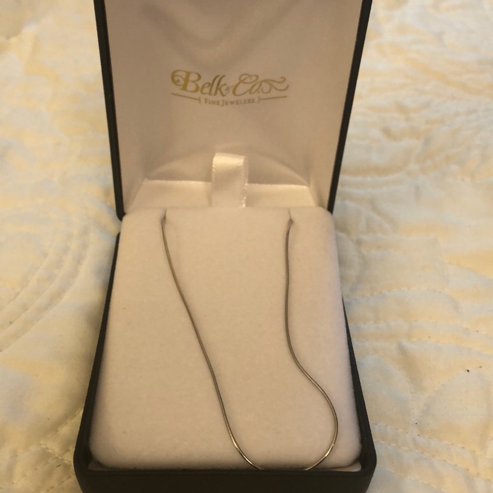 Belk & Co. sterling silver snake chain